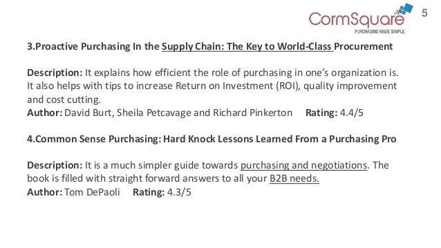 Top Recommended Books On Purchase Or Procurement