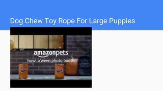 Dog Chew Toy Rope For Large Puppies
 