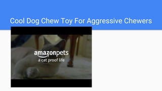 Cool Dog Chew Toy For Aggressive Chewers
 