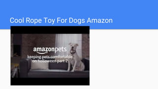 Cool Rope Toy For Dogs Amazon
 
