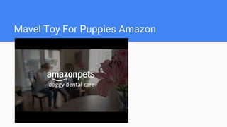 Mavel Toy For Puppies Amazon
 