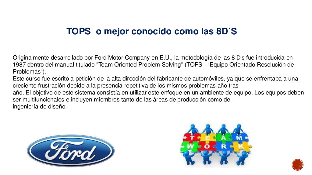 TOPS(equipos orientados a la solución de problemas )