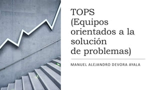 TOPS
(Equipos
orientados a la
solución
de problemas)
MANUEL ALEJANDRO DEVORA AYALA
 