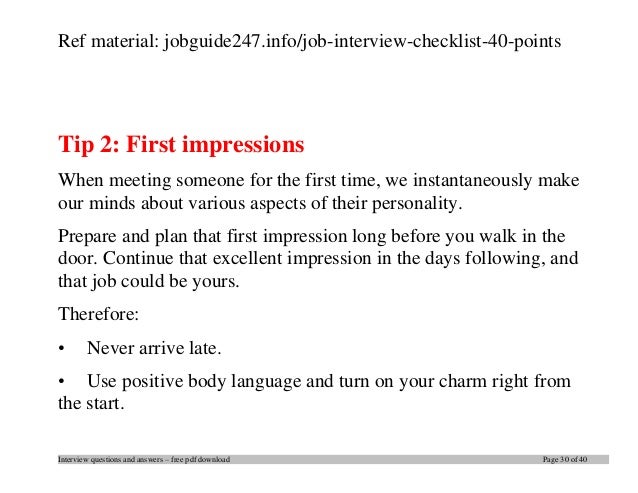 interview questions about personality