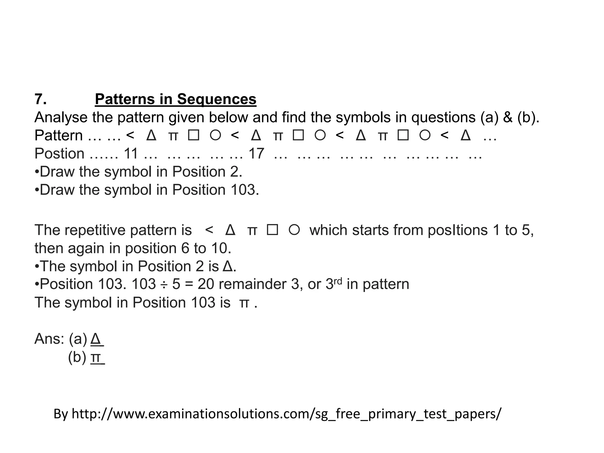 Top school exam papers - Singapore math worksheets - p6 sa2 2016 grade ...