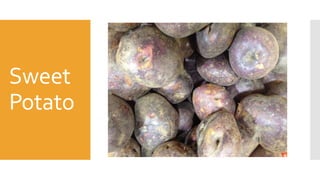 Sweet
Potato
 