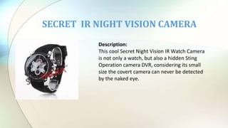 Tonut spy best sale camera