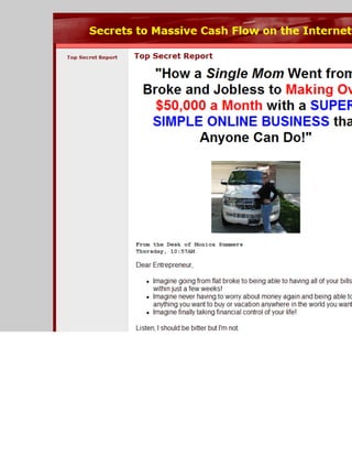 Top Secret Report Make A Fortune On The Internet Through Affiliate Marketing Programs