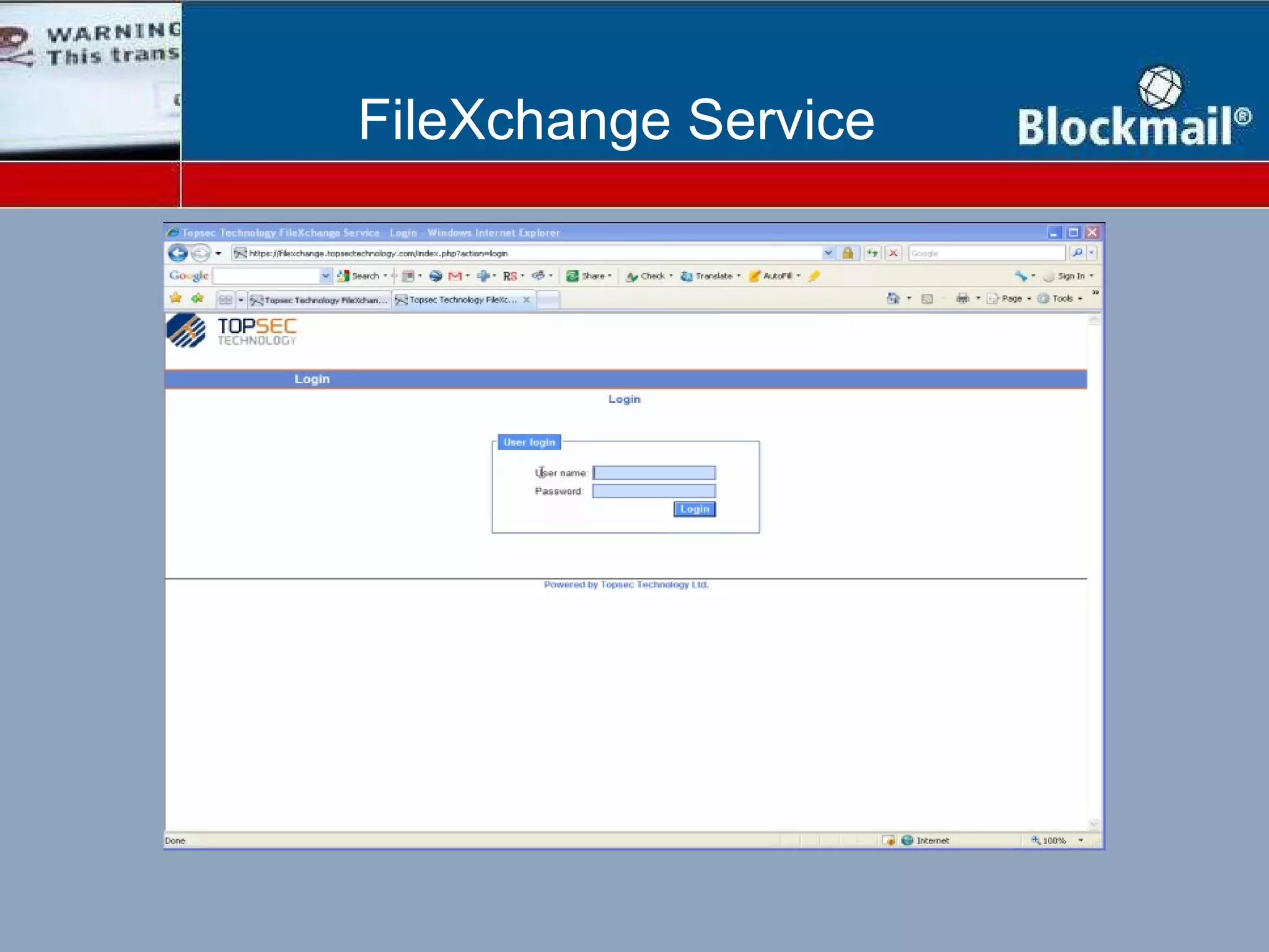 FileXchange Service 