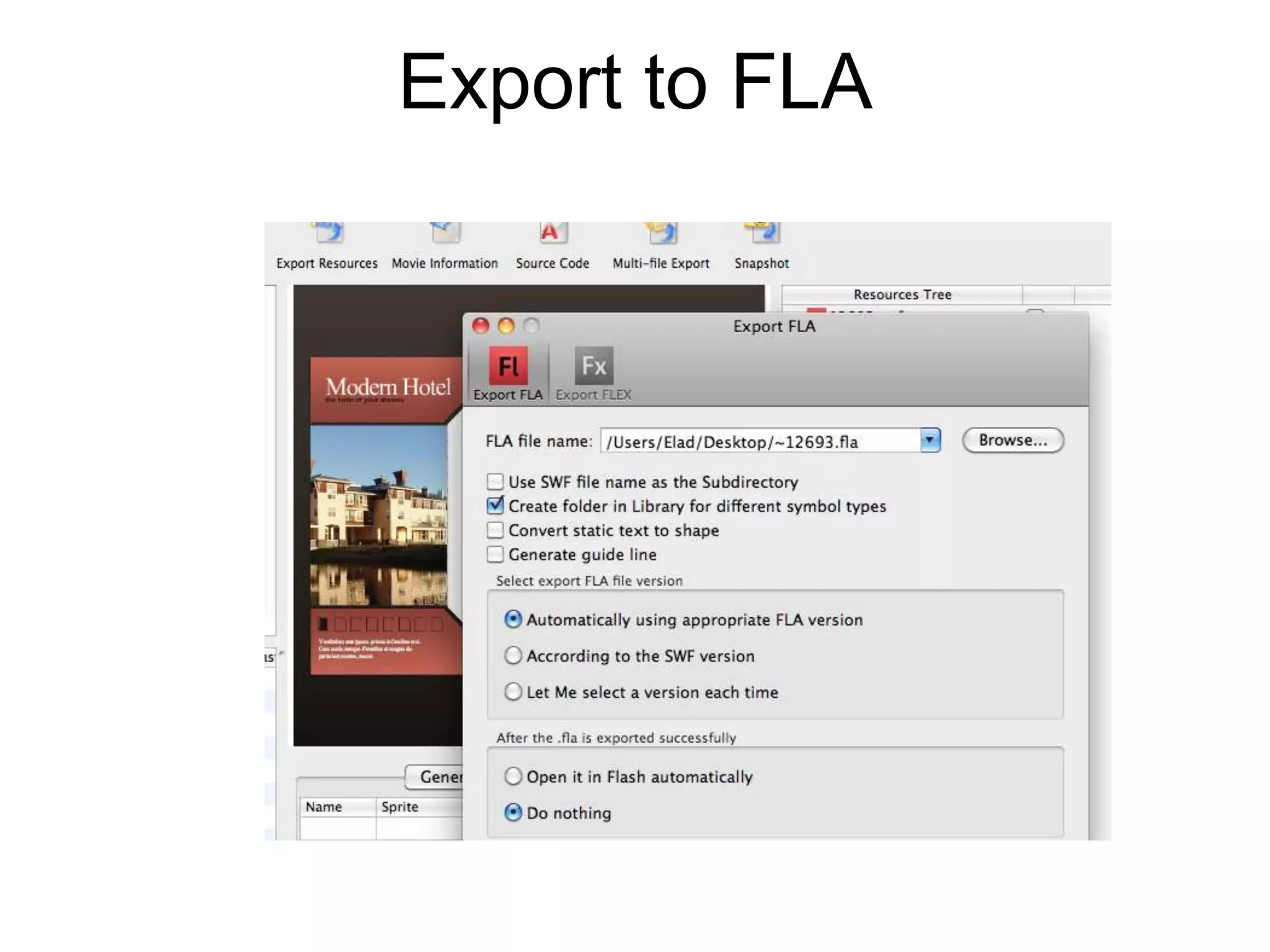Decompile Flex AppsNot many developers are aware of the fact that these decompilers are now capable of decompiling Flex projects in addition to Flash applications. Let’s take a look at this simple example.