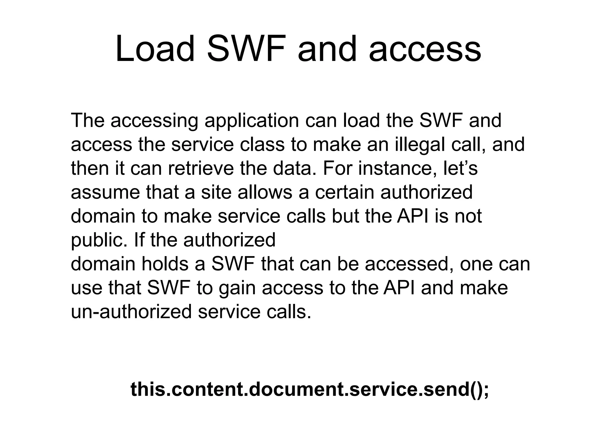 Accessing other domain through the accessed application