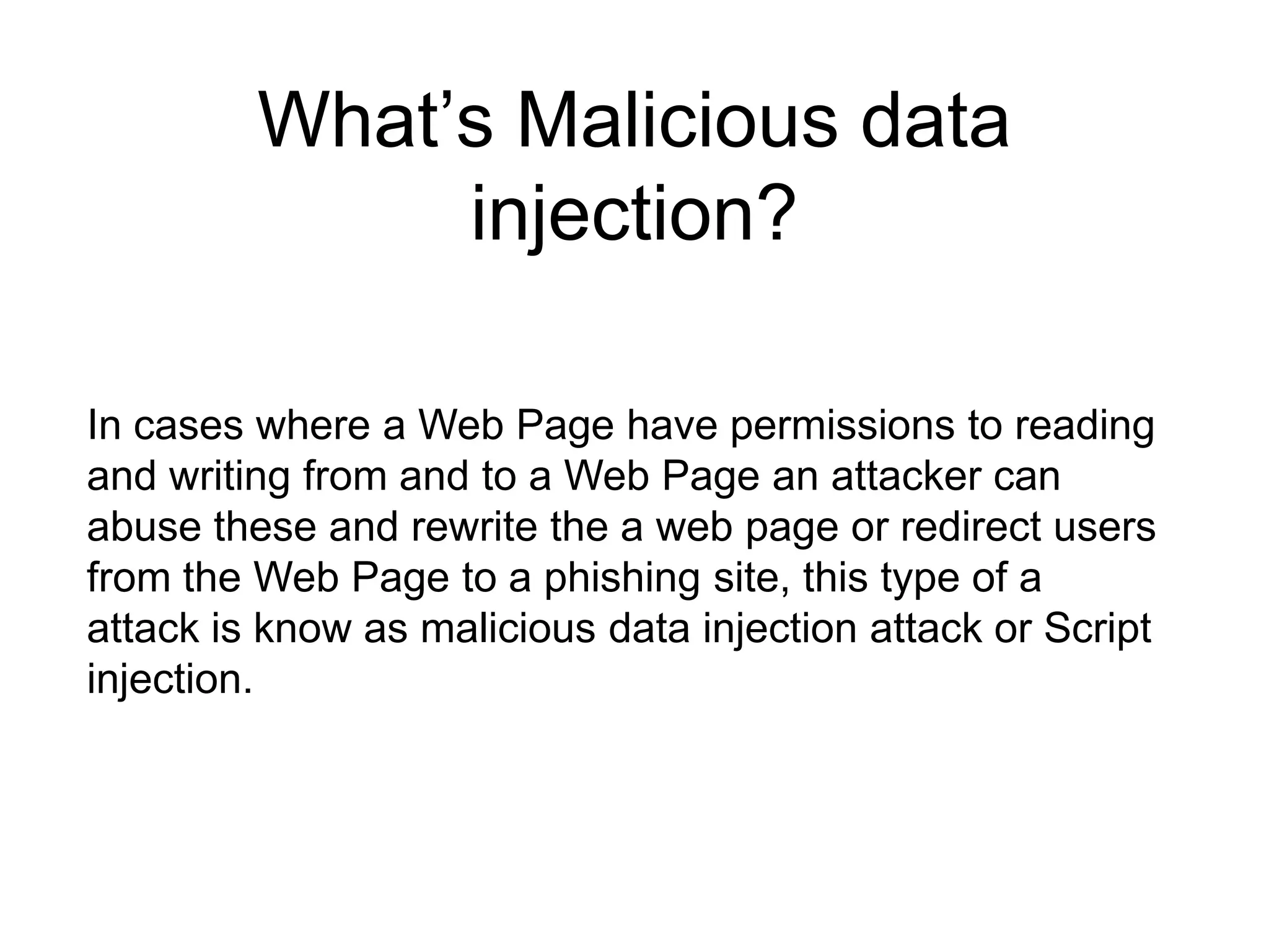 Simple application example