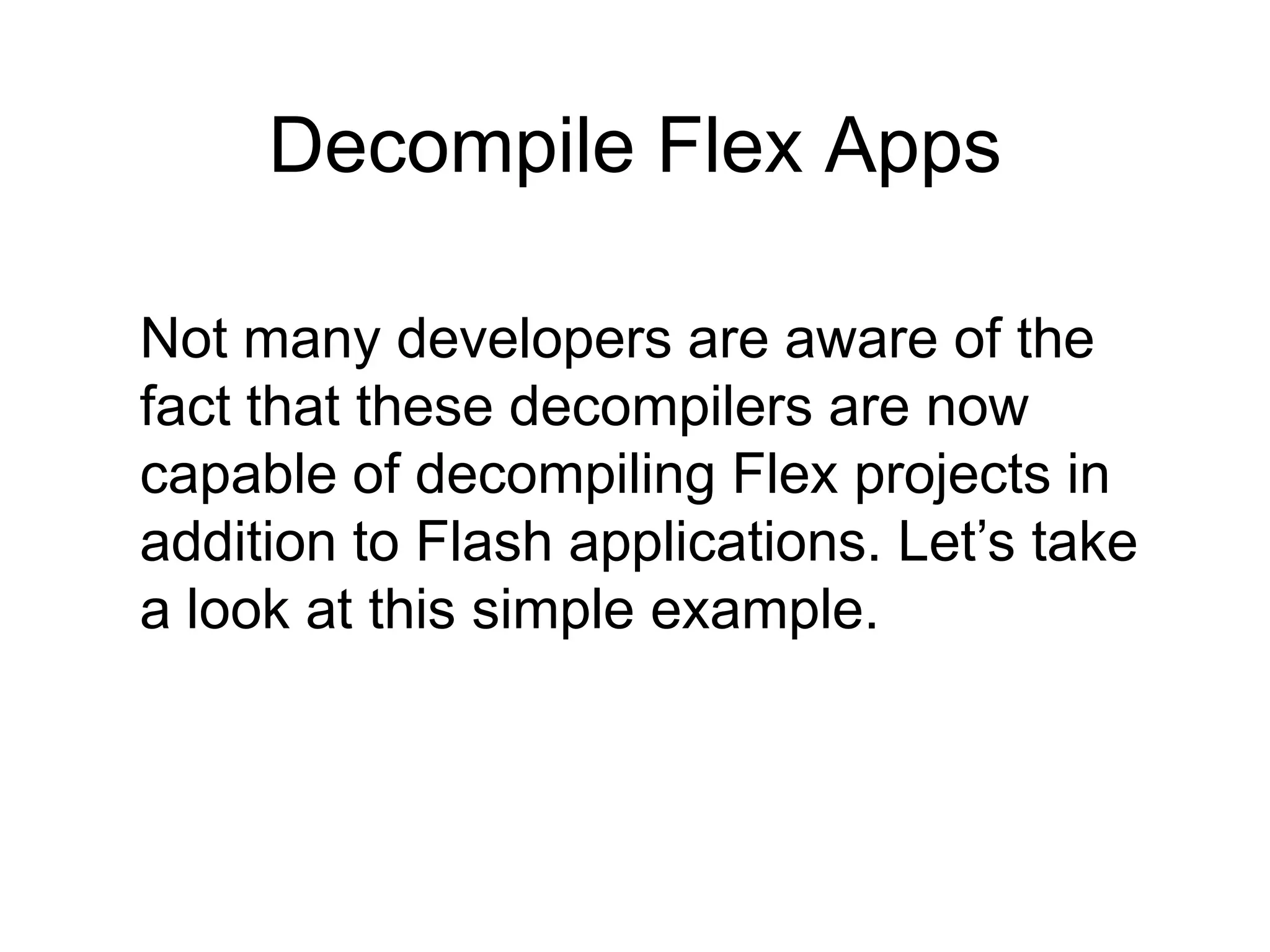 introSlide from Deneb Meketa's security presentation at MAX