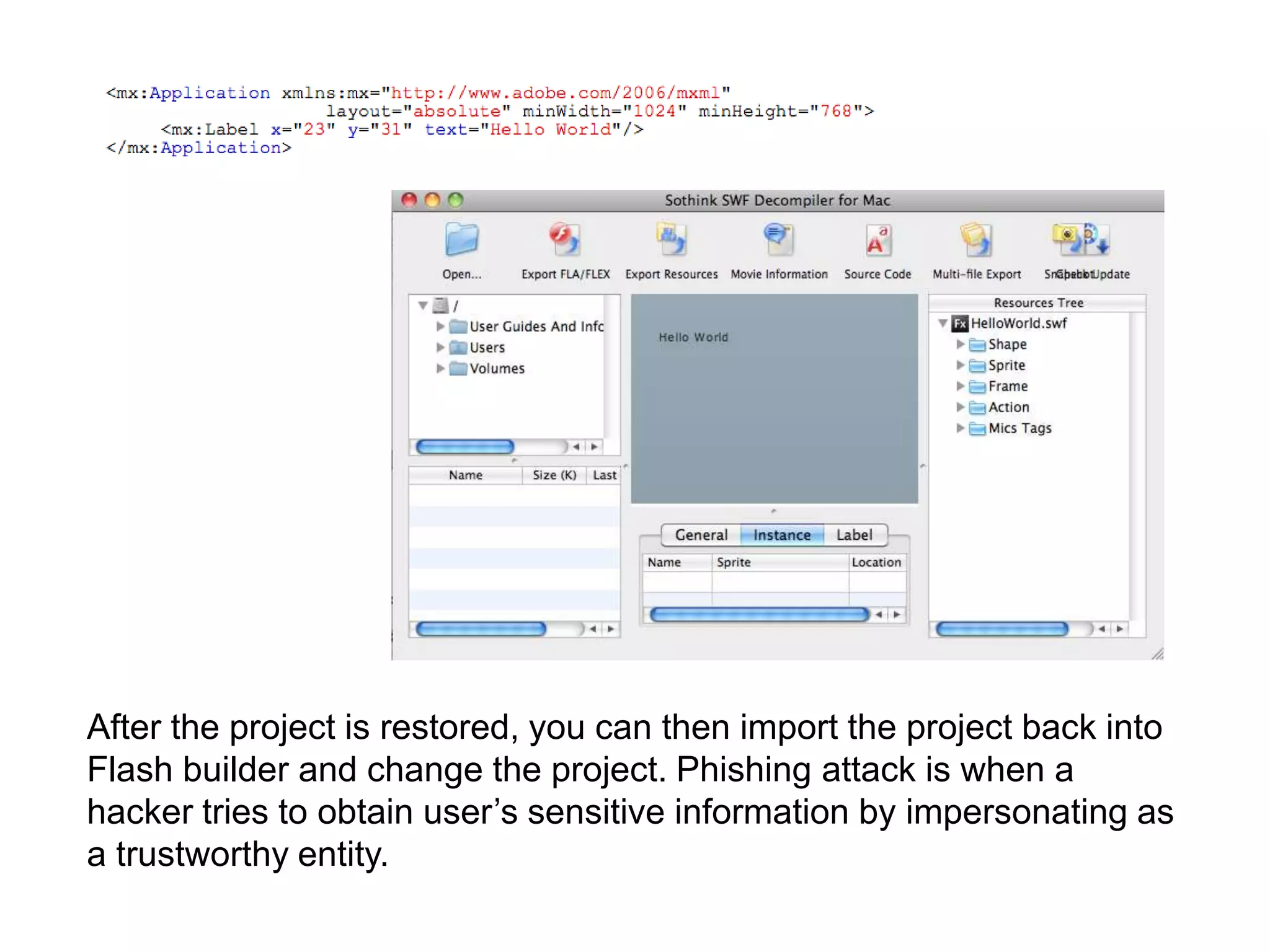 Decompiling and modifying swf file