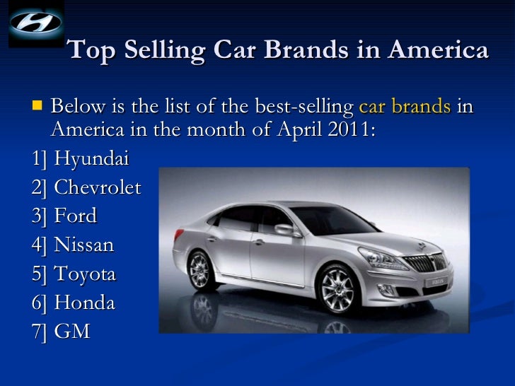 Top Selling Car Brands In America
