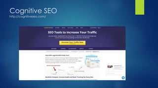 Cognitive SEO
http://cognitiveseo.com/
 