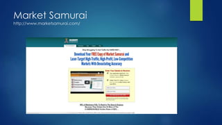 Market Samurai
http://www.marketsamurai.com/
 