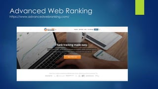 Advanced Web Ranking
https://www.advancedwebranking.com/
 