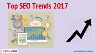 Top SEO Trends 2017
www.digitalvidya.com
 