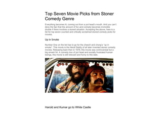 Top seven movie picks from stoner comedy genre