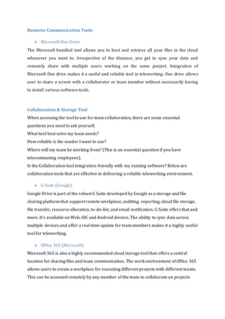 Top+seven+must+have+teleworking+tools