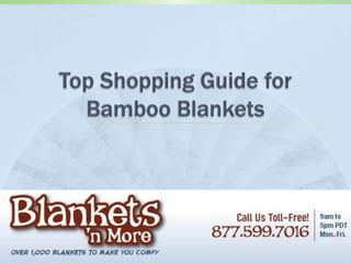 Top shopping guide for bamboo blankets