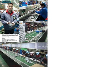 19                                                                         21




                                                                           22




19. Peter Lin ist Produktionsleiter für die LNBs. "Wir
verfügen hier über 4 Produktionslinien und arbeiten
in 8-Stundenschichten."
20. Blick in die LNB-Produktion
21. Jeder LNB wird einzeln auf seine Funktion
überprüft.
22. Ist alles in Ordnung, werden die LNB
versandfertig verpackt. Als OEM Hersteller bietet
Topsignal die LNB in neutraler Verpackung ohne
Markennamen an.




20




212 TELE-satellite International — The World‘s Largest Digital TV Trade Magazine — 09-10/2012 — www.TELE-satellite.com
 