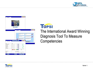 The International Award Winning Diagnosis Tool To Measure Competencies 