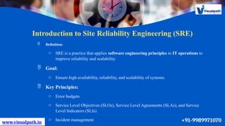 Top Site Reliability Engineering Training - SRE Course in Ameerpet.pptx