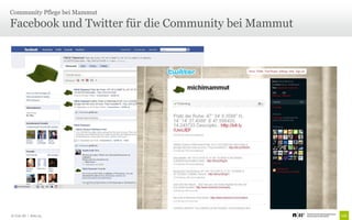Community Pflege bei Mammut

Facebook und Twitter für die Community bei Mammut




© Unic AG | Seite 23
 