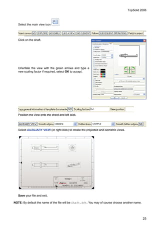 Top Solid Viewer Topsolid design 2006 manual | PDF