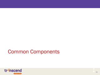 21
Common Components
 