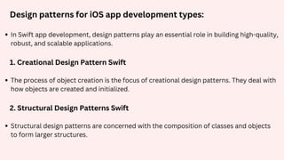   Top Swift Design Patterns to Improve the Interface of Your iOS App in 2023