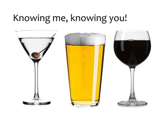 Knowing me, knowing you!
Session 1
 