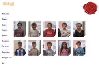 TOP TEN | 3rd Term - Mid Trimester