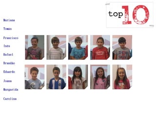 TOP TEN | 1st Term - Mid Trimester