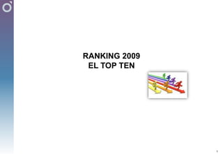 RANKING 2009EL TOP TEN 