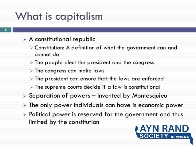 capitalism arguments