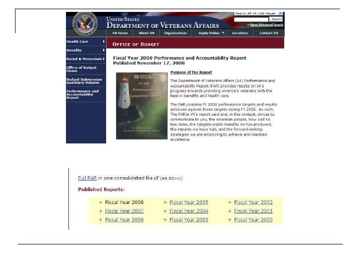 Top Ten Best Practices In Federal Performance Reporting