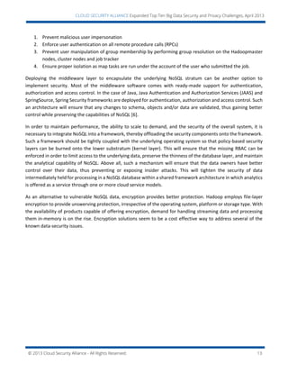 Top ten big data security and privacy challenges | PDF