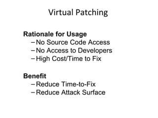 Certificate Pinning
• What is Pinning
– Pinning is a key continuity scheme
– Detect when an imposter with a fake but CA validated
certificate attempts to act like the real server
• 2 Types of pinning
– Carry around a copy of the server’s public key;
– Great if you are distributing a dedicated client-server
application since you know the server’s certificate or
public key in advance
• Note of the server’s public key on first use (Trust-on-FirstUse, Tofu)
– Useful when no a priori knowledge exists, such as SSH
or a Browser
• https://www.owasp.org/index.php/Pinning_Cheat_Sheet

 