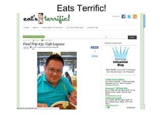 Observation on 2011 blogs
•  Girl power!
  –  The mommy and girls blogging community got
     their act together this year to give full support
     to each other.
  –  Trust built over time.
•  Communities matter!
  –  Bloggers who invest time in building
     relationship, contributing to causes, and
     supporting members of the community -
     thrive.
  –  Going beyond “I scratch your back. You
     scratch mine.”
 