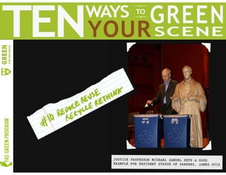 Harvard's Top Ten Ways to Green Your Scene
