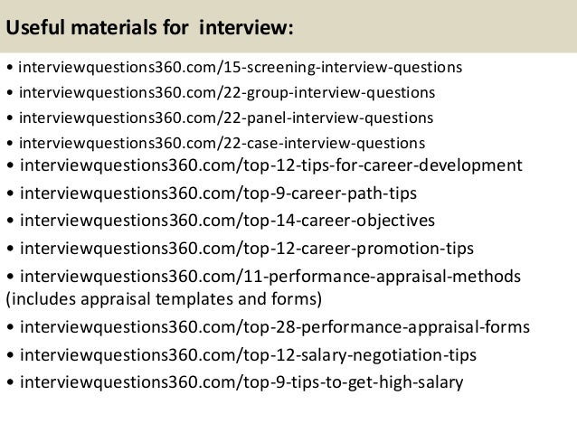 top ten interview tips