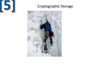 [5]

Cryptographic Storage

 