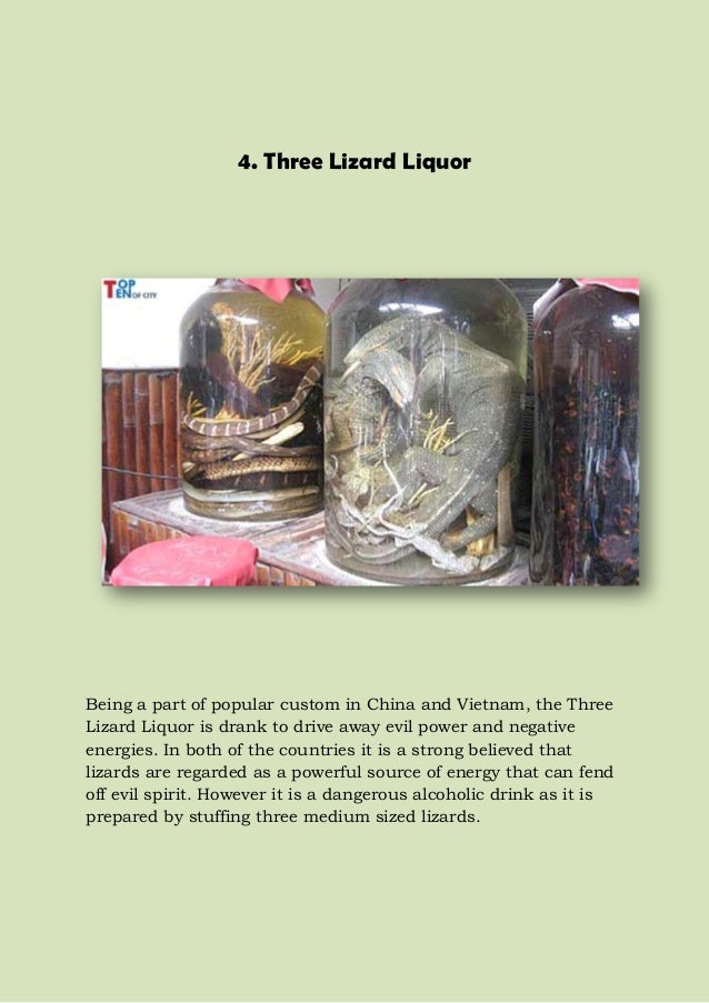 Top ten most dangerous alcoholic drinks