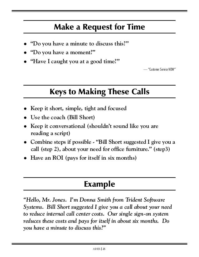 Selling To Vito Letter Example Selling To Vito Letter Example
