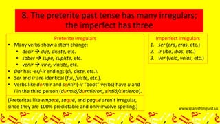 How Many Distes Top ten spanish verb mysteries unraveled | PPTX