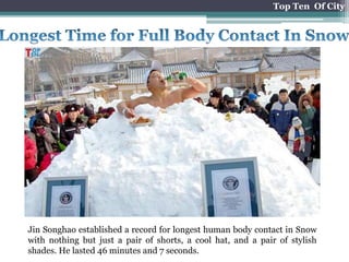 Top ten strangest world record | PPTX