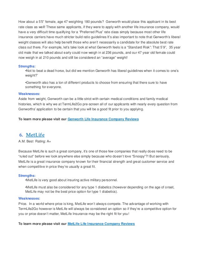 Metlife Life Insurance Reviews >> Top Ten Term Life Insurance Companies Metlife Life Insurance Reviews >> Top Ten Term Life Insurance Companies